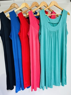 Vestido musculosa dama seda fría COLORES - comprar online