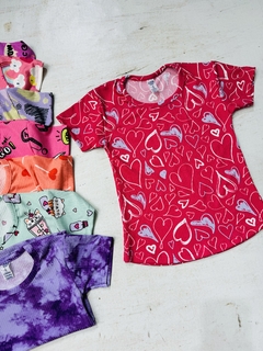 Remera morley estampada niña - comprar online