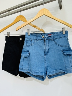 Short jeans dama CARGO elastizado