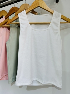 Musculosa cuello redondo morley (Talle Aprox S/M) - comprar online