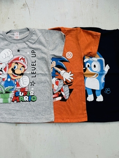 Remera personaje niño mangas cortas - comprar online