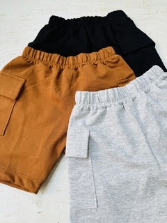 Short niño algodón CARGO rústico - comprar online