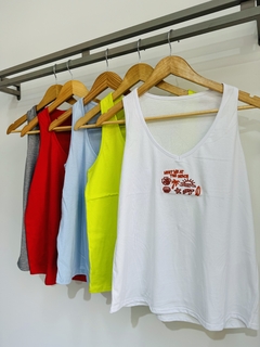 Musculosa bordada playa (T. Aprox M/L)