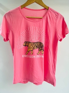 Remera dama rosa Tigre (T. Aprox: M) - comprar online