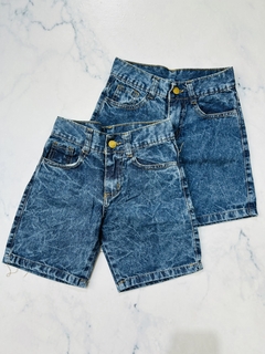 Bermuda jeans niño rígida - comprar online