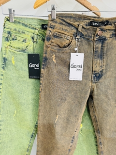 Jeans dama color GORSI elastizado - comprar online