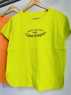 Remera algodon LUEUR (T. Aprox L/XL) - comprar online