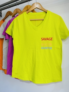 Remera algodón SAVAGE (T. Aprox M/L) - comprar online