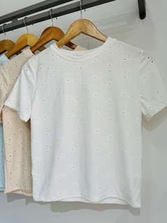 Top brodery con mangas (T. Aprox S/M) - comprar online