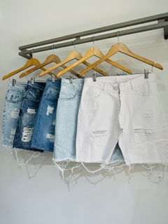 Bermuda jeans rigida adulto