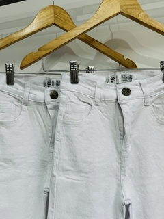 Jeans juvenil blanco - comprar online