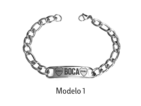 PULSERA ACERO Q GRABADO BOCA