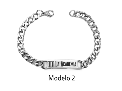 PULSERA ACERO Q GRABADO RACING - comprar online