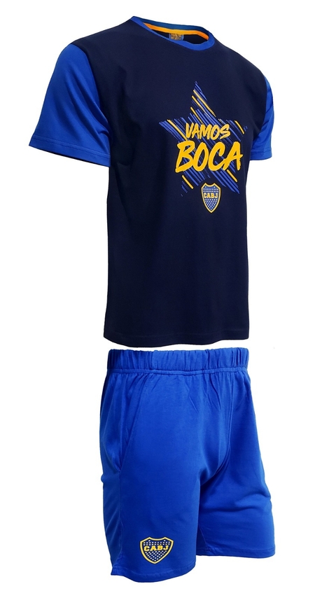 PIJAMA REMERA Y SHORT BOCA - comprar online