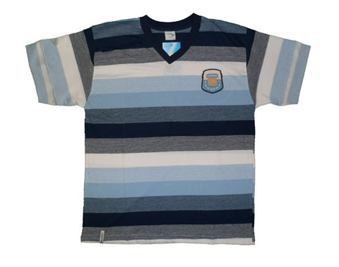 REMERA JERSEY RAYADA ARGENTINA