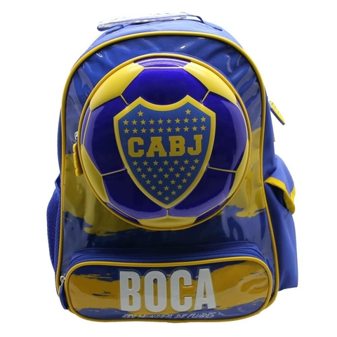 MOCHILA BOCA JR 16" ESPALDA