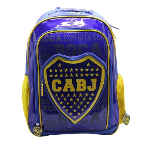 MOCHILA BOCA JR 18" ESPALDA