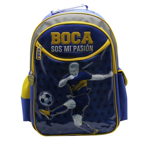 MOCHILA BOCA JR 18" ESPALDA