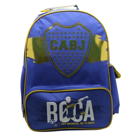 MOCHILA BOCA JR 18" ESPALDA