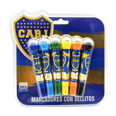 MARCADORES CON SELLITOS BOCA