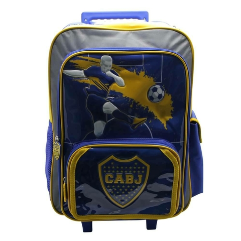 MOCHILA BOCA JR 18" CARRO