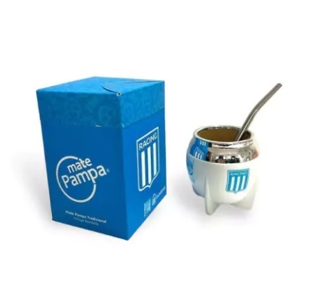 MATE PAMPA TRADICIONAL BOCA CERRADA RACING