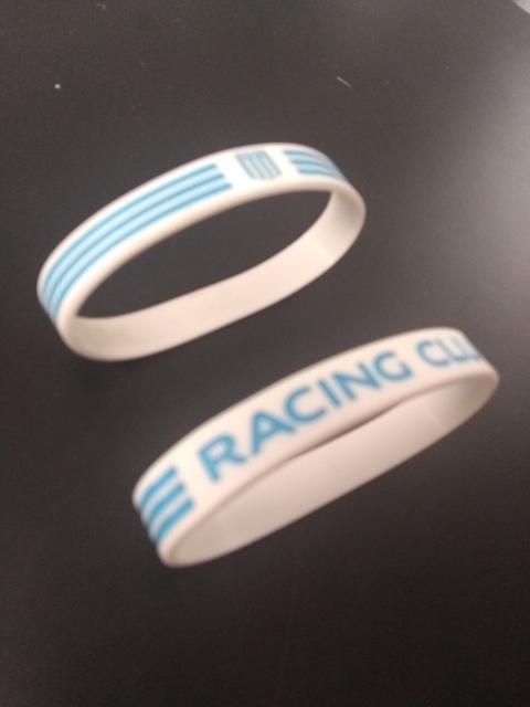 PULSERA GOMA RACING