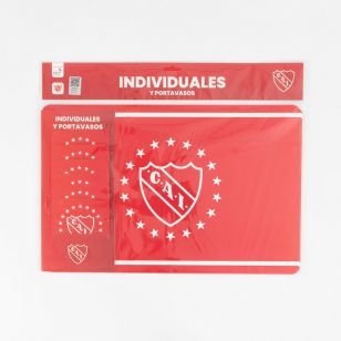 INDIVIDUALES + PORTA VASO X 6 CAI