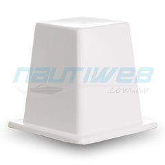 Base pedestal mediano para asiento de lancha, tracker, semirrigido, barco