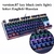 Imagem do Metoo Edition Mechanical Keyboard 87 keys Blue Switch Gaming Keyboards for Tablet Desktop Russian sticker
