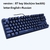 Metoo Edition Mechanical Keyboard 87 keys Blue Switch Gaming Keyboards for Tablet Desktop Russian sticker - loja online