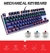 Metoo Edition Mechanical Keyboard 87 keys Blue Switch Gaming Keyboards for Tablet Desktop Russian sticker - eSport Live