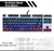 Imagem do Metoo Edition Mechanical Keyboard 87 keys Blue Switch Gaming Keyboards for Tablet Desktop Russian sticker