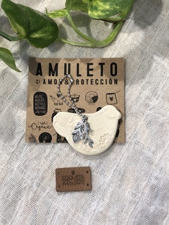 Amuleto cerámica simple - tienda online