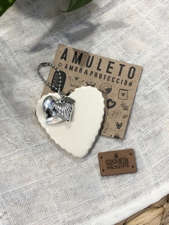 Amuleto cerámica simple - tienda online