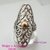 AN 337 Anillo Plata con Oro alargado - comprar online