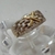 AN 442 Anillo Plata con Oro entrelazado - comprar online