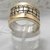 AN 405 Anillo Plata con Oro ancho - comprar online