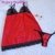 B 016 Baby doll y tanga rojo combinado con puntilla - comprar online