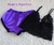 B 035 Pijama short de saten violeta y top de puntilla en internet