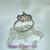 AN 526 Anillo Plata con Oro modelo corona - comprar online