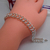 PP 070 Pulsera de Plata doble rolo