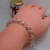 PP 074 Pulsera de Plata rolo doble eslabon - comprar online