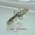 E 014 Pulsera Esclava Plata con Oro con dije flor - comprar online