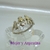 AN 534 Anillo Plata con Oro familia