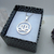 G 073 Conjunto de Plata cadena singapour con dije flor de loto - comprar online