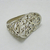 AN 048 Anillo Macizo calado de Plata grande - comprar online