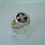 AN 042 Anillo Plata con Oro con flor de Lis - comprar online