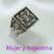 AN 512 Anillo de Plata sello Moises macizo - comprar online