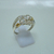 AN 359 Anillo Plata con Oro con piedras cubics y circones - comprar online